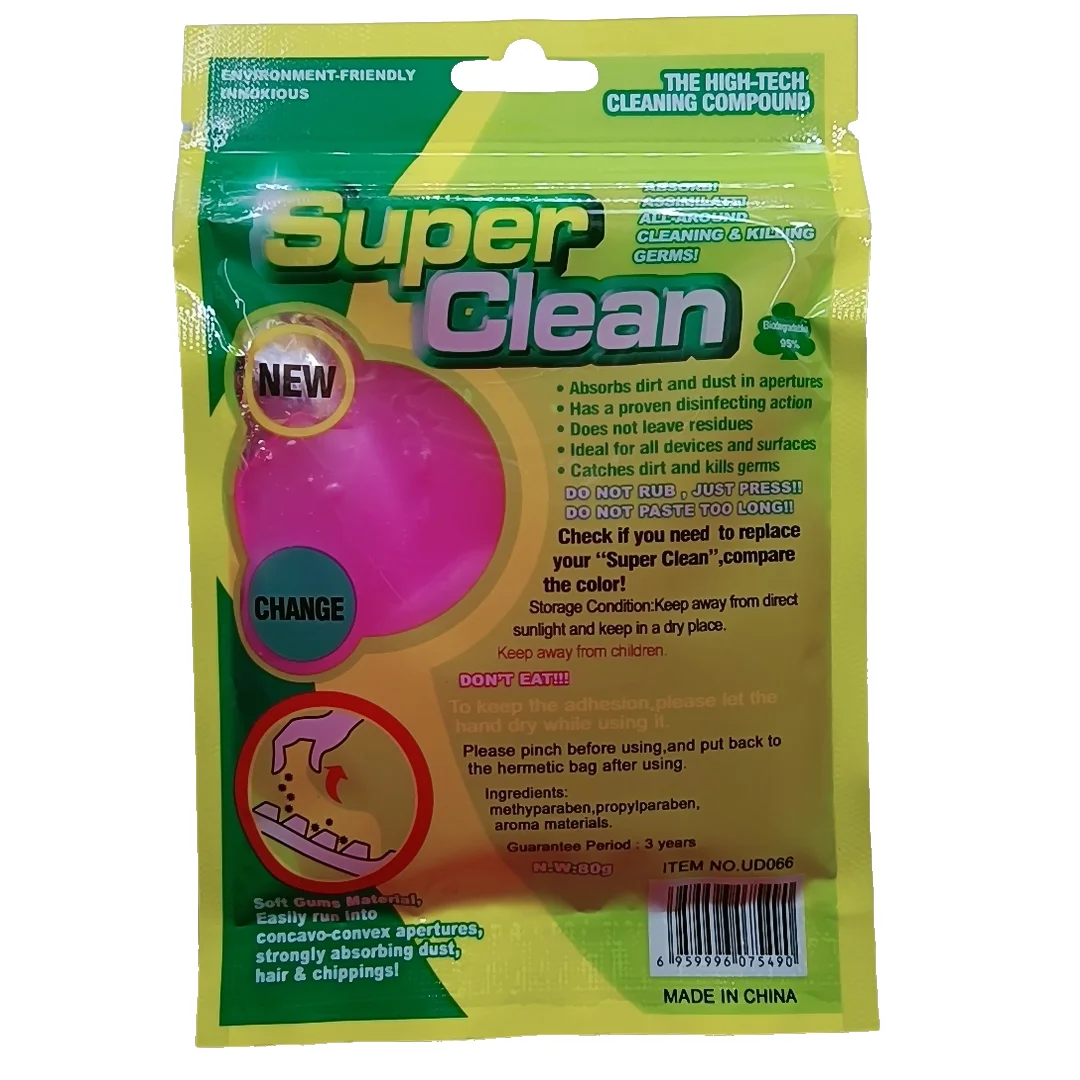 

hot sell Wholesale Pack super gel cleaner car glue clean double computer screen and keyboard cleaner, Red ,yellow ,bule