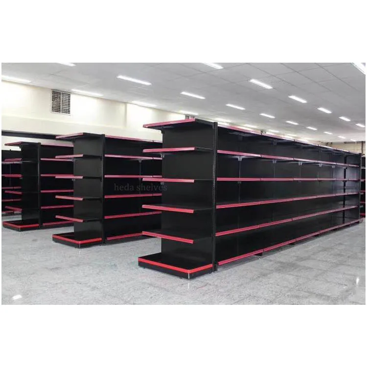 
China heda metallic supermarket shelf equipment supermarket rack gondola shelves 