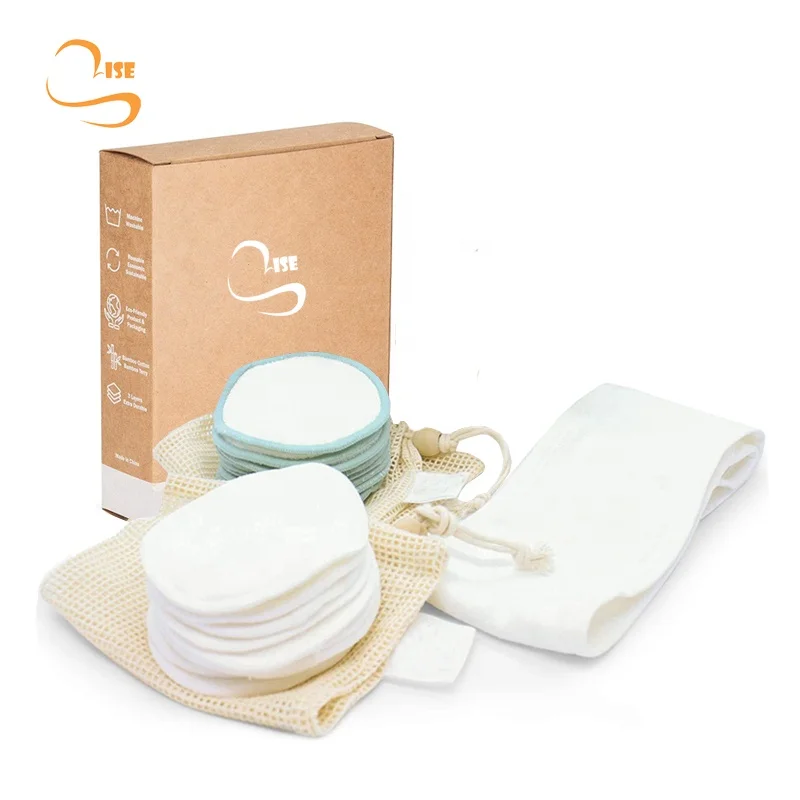 

8cm Round Soft Reusable Bamboo Cotton Makeup Remover Pads Chemical Free Woman Safety Cotton Pads Bamboo