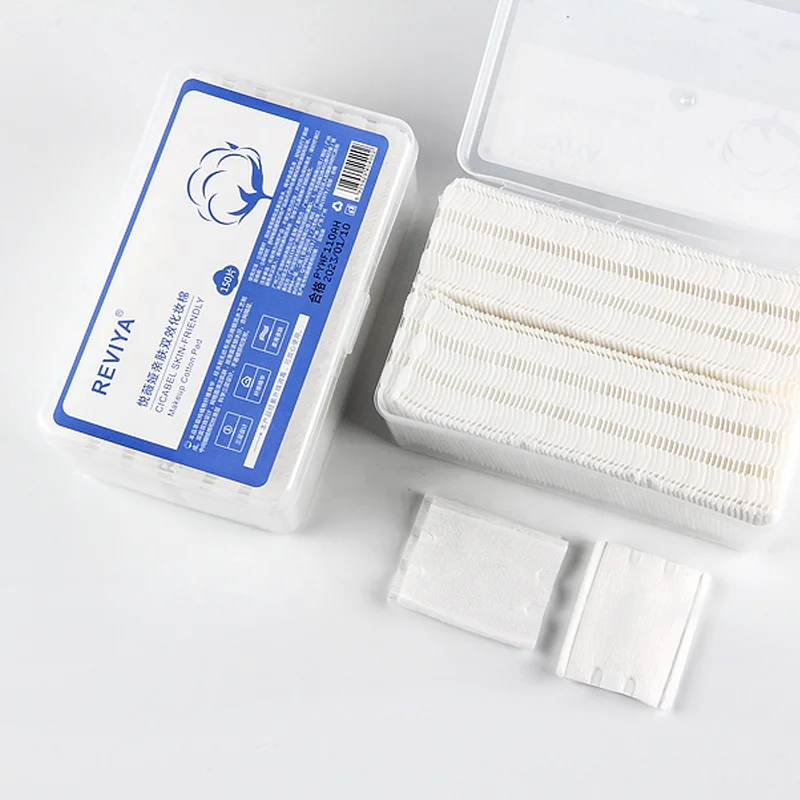 

Source Factory Make up removal pink square 100% pure cotton pad, White