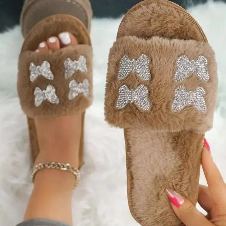 

Free sample 2021 Wholesale soft winter work out custom logo winter slippers shoes