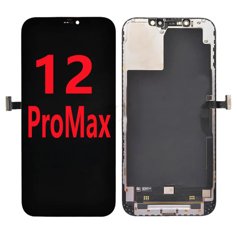 

for iphone 12pro Mobile Phone LCD Original Touch Display Screen OLED Screen parts for iphone 12 pro max phone Lcd, Black