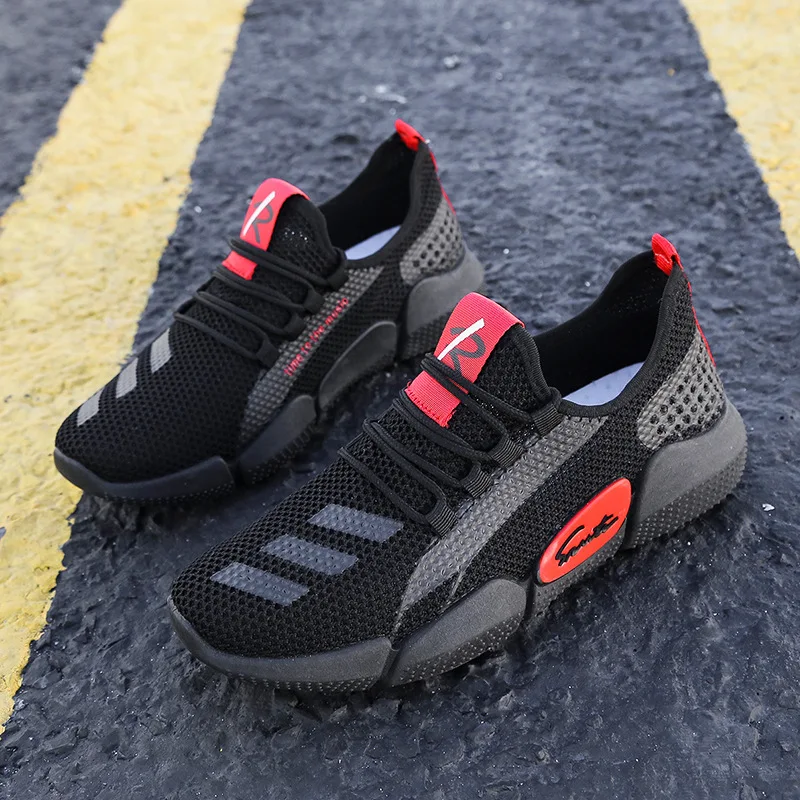 

Factory Sale Cheap New Summer Mesh Sneakers Breathable Men's Casual Shoes Slip-on Male Shoes Walking, As pic