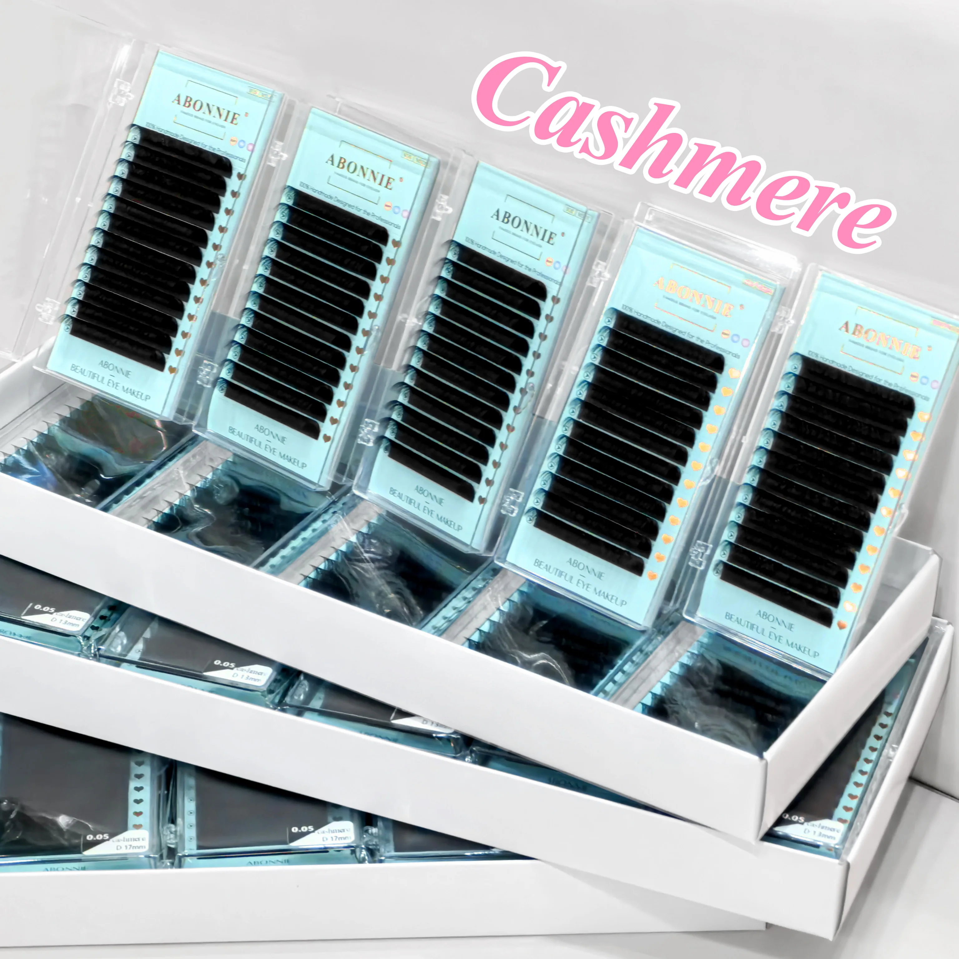 Abonnie Individual Mega Volume Velvet Matte Black Lash Trays