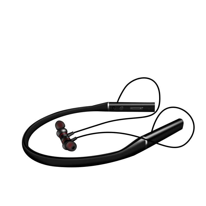 

Wireless Necklace Earphone Most Comfortable Earbuds Neckband Cheap Bass Stereo BT Headset for Sport