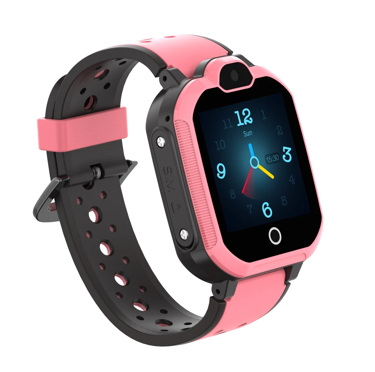 

H01 kids smart watch 2021 sport smartwatch with wifi gps child 4g lte sim card supported smart watch, Blue,pink