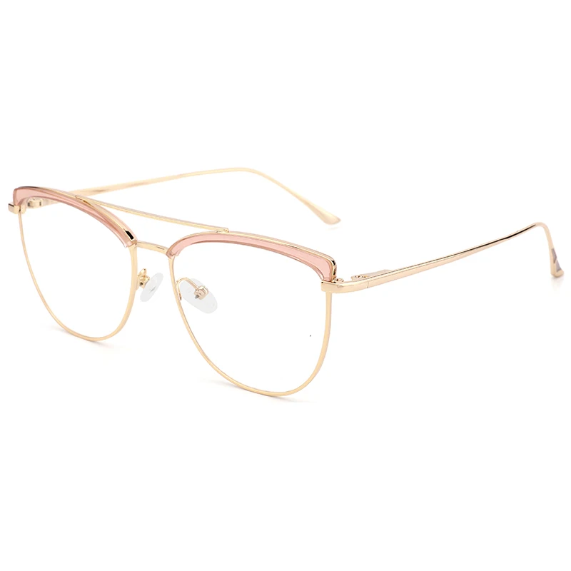

Popular Fashion Full Frame Metal Stainless Steel Optical Eyeglasses, As shown