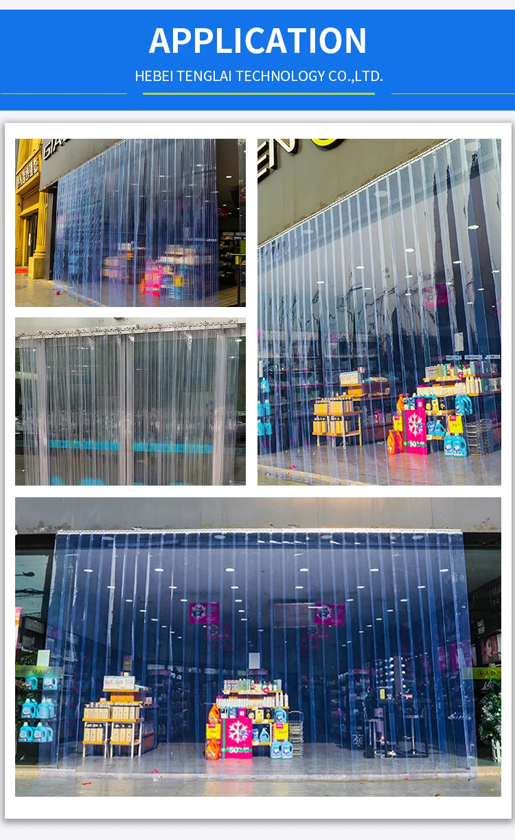 Pvc Strip Door Curtain, Soft door curtain - detail 10