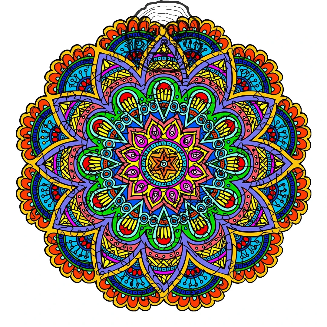 

MANDALA intellectual puzzles 3D wooden puzzles unique for adults