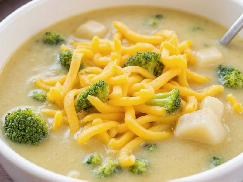 Perfect Cheesy Broccoli Potato Soup Recipe in 35 Minutes
