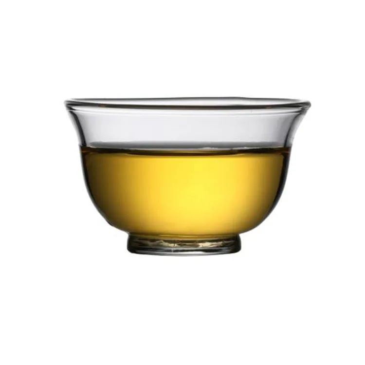 

50ml high borosilicate glass tea cup small tea glass cup