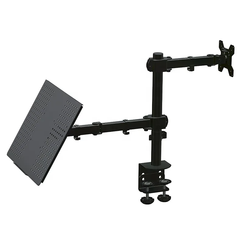 

High Quality Monitor Mount Arm Table Adjustable Desktop Laptop Bracket fit 10"-27" LCD Screen