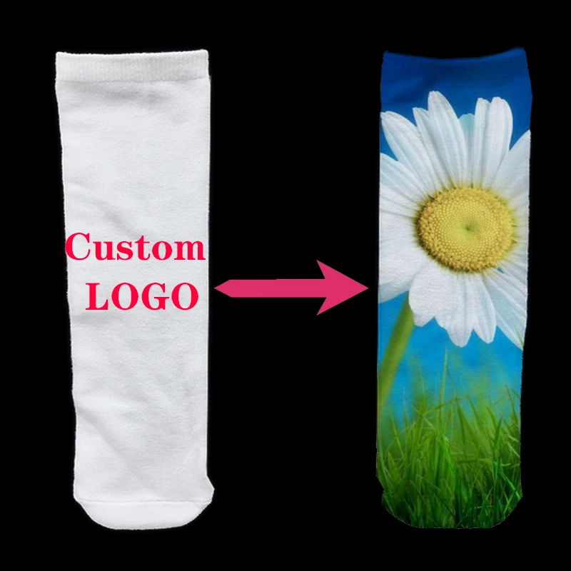 

Wholesale High Quality Design Own Fashion Embroidery Custom Logo Cotton Mens Crew Sublimated Socks, Blank