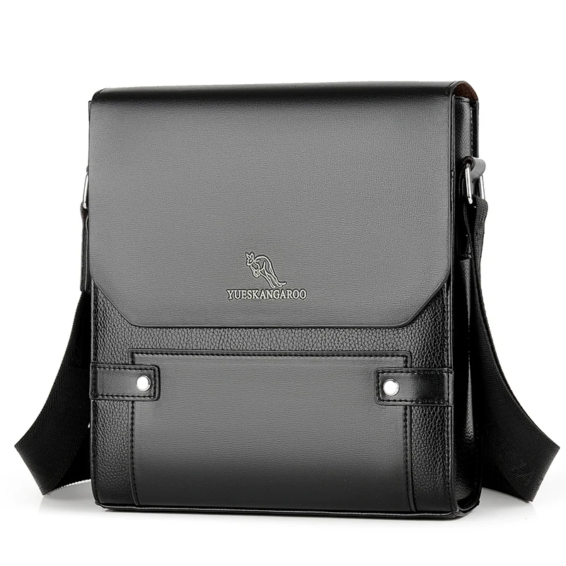 

Men's bag solid color Single Shoulder Messenger Bag retro leisure backpack fashion travel bag