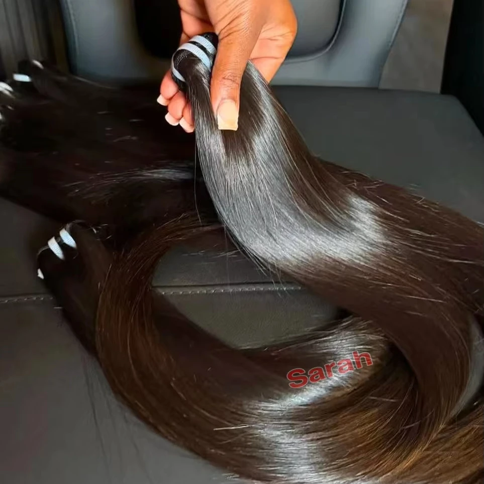 Raw Cambodian Hair Unprocessed Indian Hair Bulk Wholesale Single Donor Vietnamese Bone Straight Weave Raw Hair Burmese Bundles
