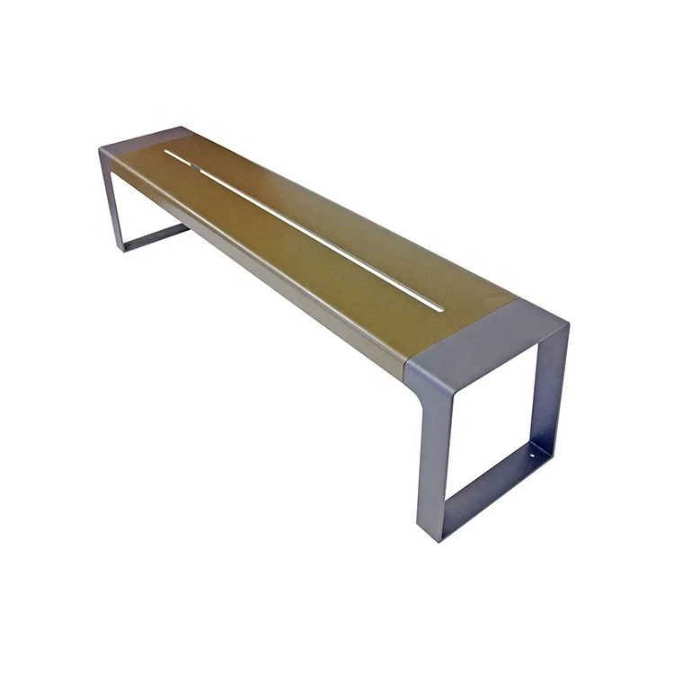
New Design Metal Bench Outdoor Urban steel seating Park Public Bench 