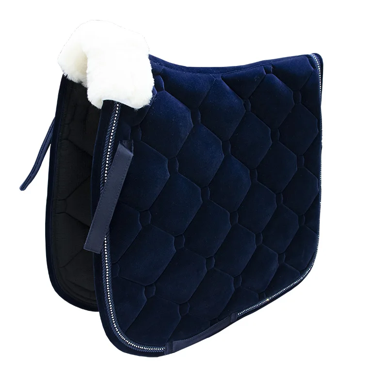 

Manufacturer From China Horse Velvet Saddle Pads Horsing Saddle Mat Equine Equestrian Products Custom Luxurious Pad, At your request