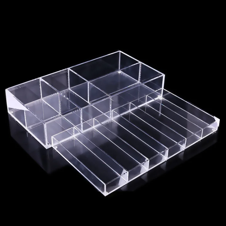 Clear Acrylic Cosmetic Organiser Home Office Drawer Dividers Premium ...