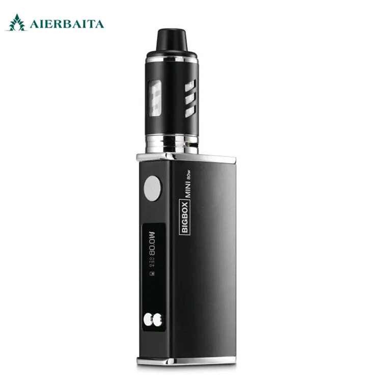 

Big Smoke Wholesale Box Smoke 80 W ShenZhen Manufacturer E Cigarette Vape Box Mod, Black and white