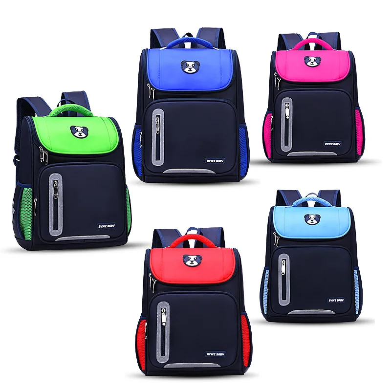 

Factory Price nice schoolbag style kids school bags backpack childrens school bags for boy and girls, Sapphire, sky blue,red,rose, green