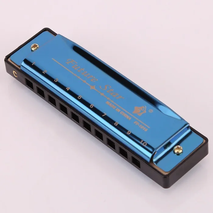 

10 Holes Professional Harmonica For Sale