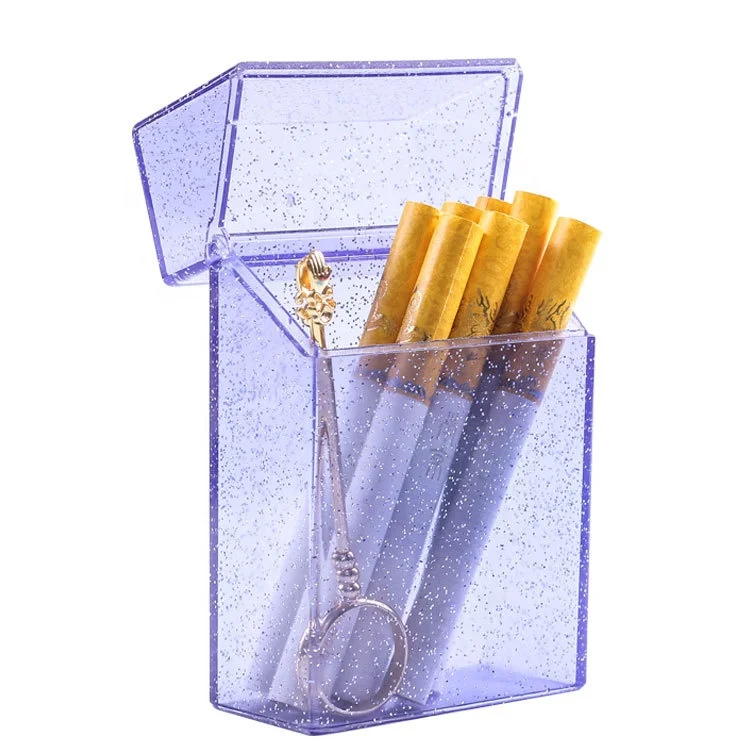 

UKETA new launched bling PS cigarette case box cigarette holder ring set