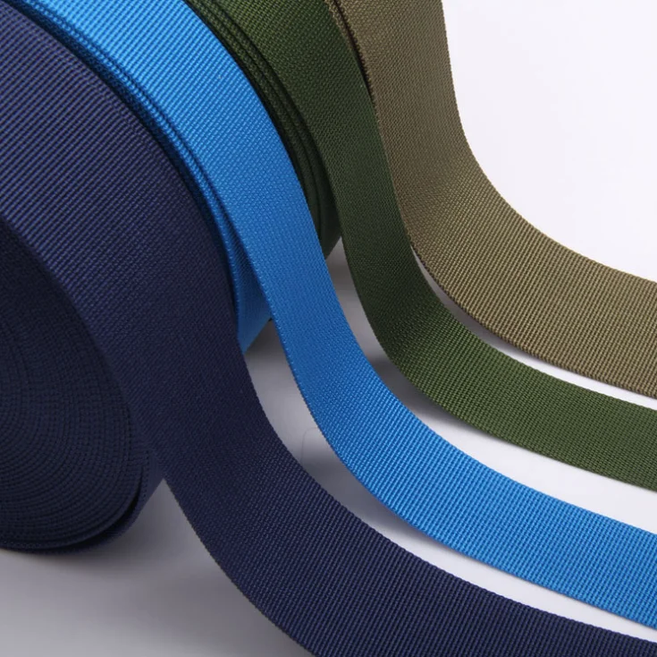 

2021 fashion Custom Nylon Webbing Strap&jacquard elastic nylon webbing strap for mattress sofa elastic rubber webbing band