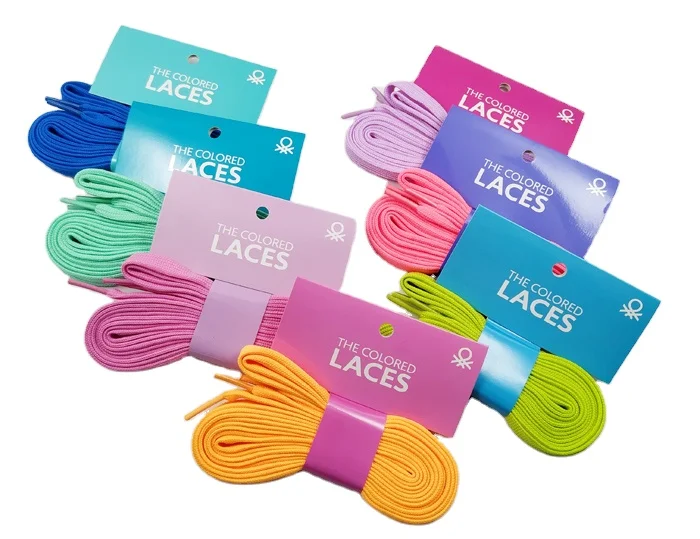 

Fashion ending printing logo flat polyester shoelaces Fluorescent color shoe laces wholesale