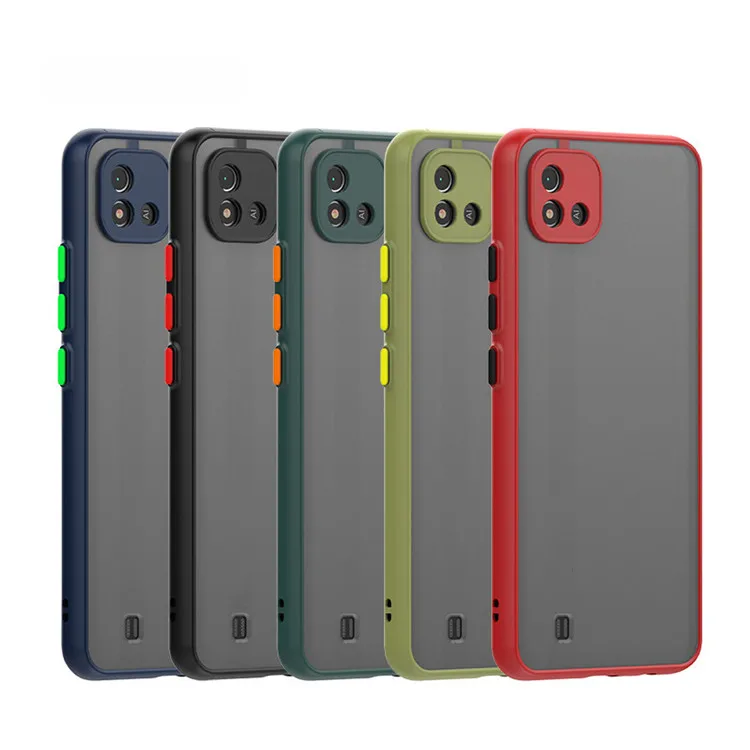 

For Oppo A94 5G A35 A54 A74 Smoke Matte Case Anti-scratch Frosted Translucent Skin Feel Mobile Phone Case Cover, 6 colors