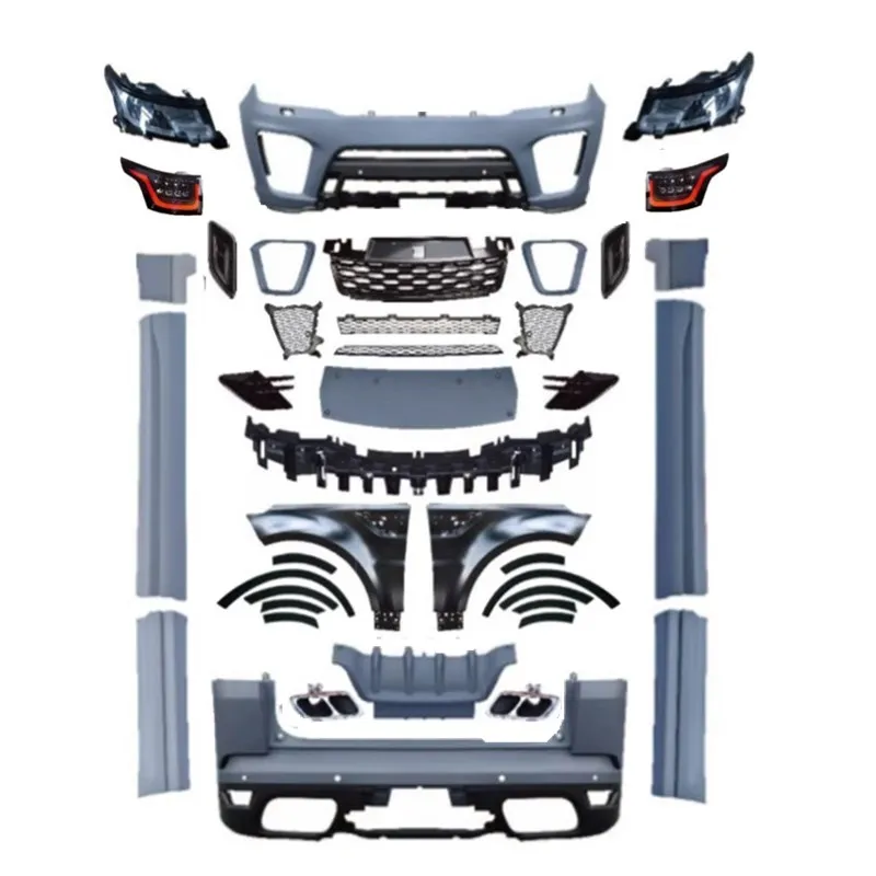 

Sport SVR Body Kit Front Rear Bumper Fender Grille Headlight Exhaust For Land Rover Range Rover Upgrade