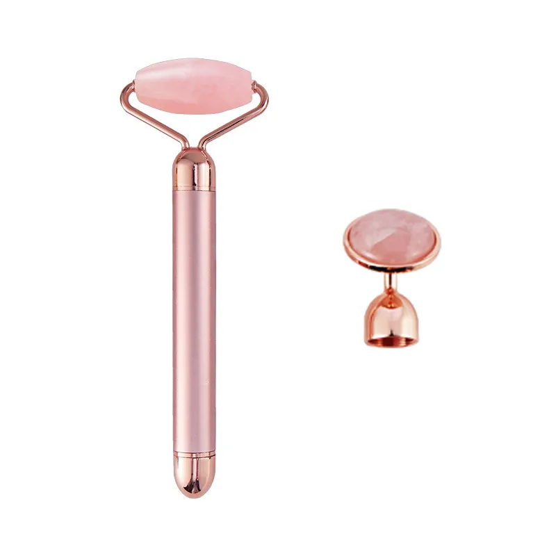 

Anti Aging Portable Face Lift Gua Sha Set Beauty Personal Skin Care Facial Massage Roller for Face and Neck, Pink