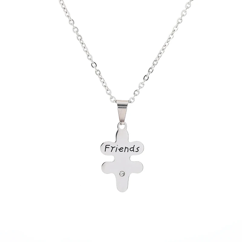 

Jewelry Fashion Custom Size Water Wave Chain Women'S Fashion Plated Gold Love Pendant