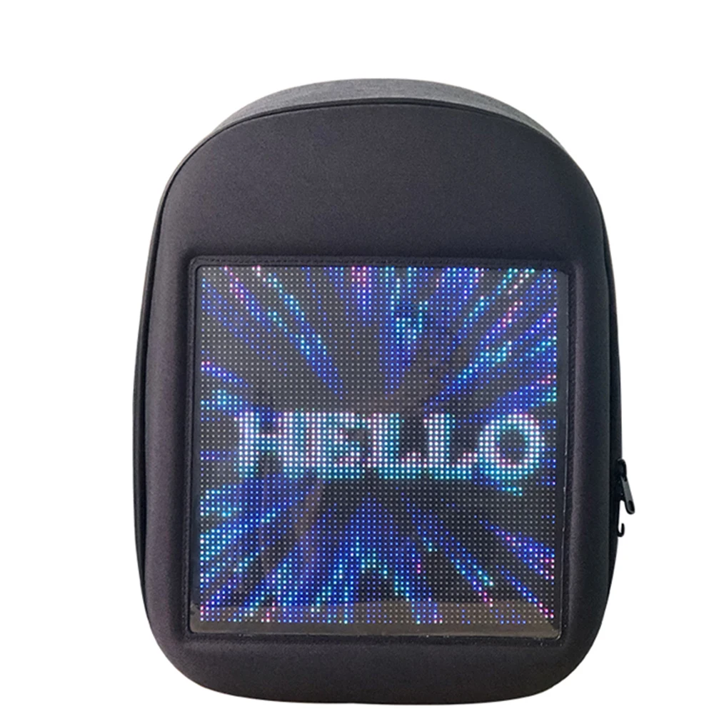 

Second generation wonderful full color screen display screen Led school bags backpacks