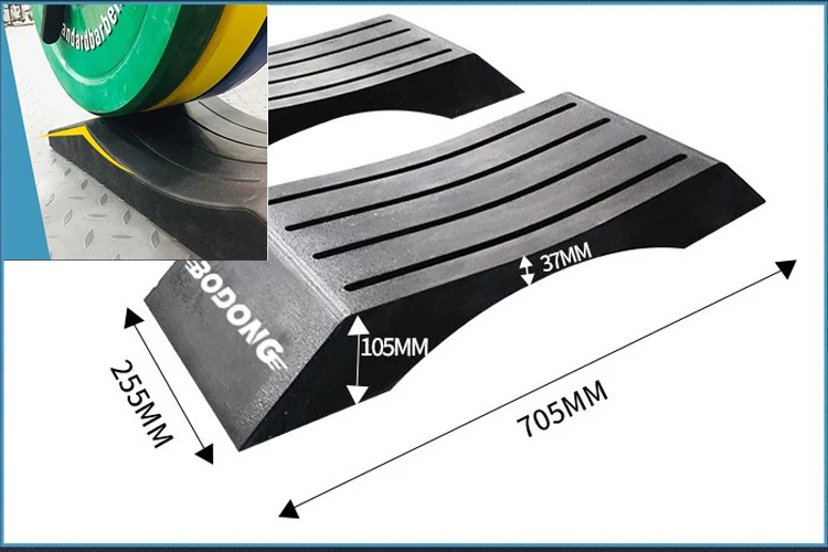 Deadlift weight lifting barbell silencer drop crash pad Rubber Cushion