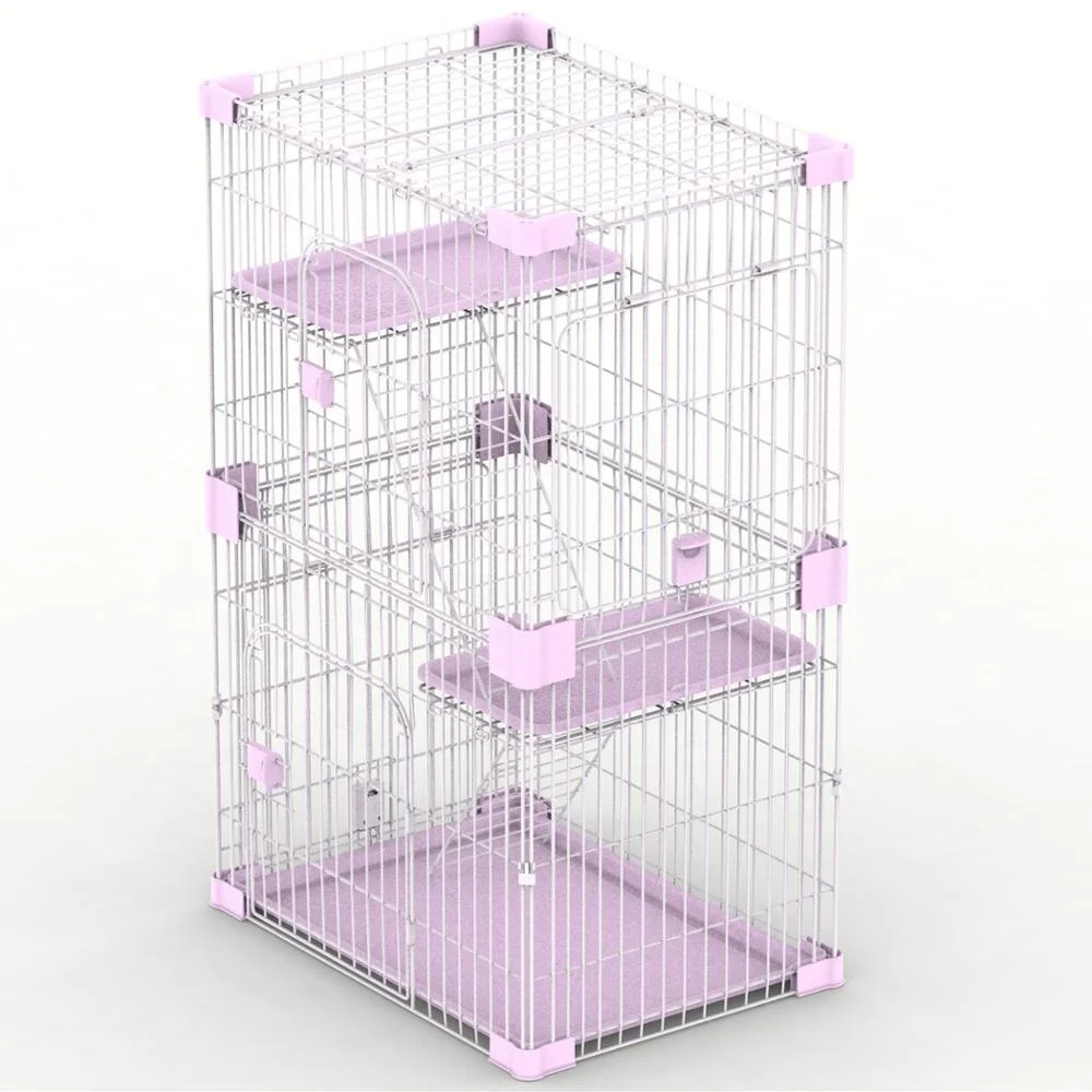 

cat cage 2 layer Multi-layer enclosures house/pet cages carriers houses cat, Customized color