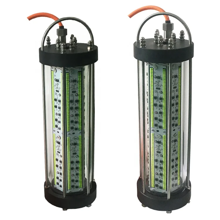 2000W Submersible Green White and blue Squid LED Underwater Fishing Lights fishing lurs