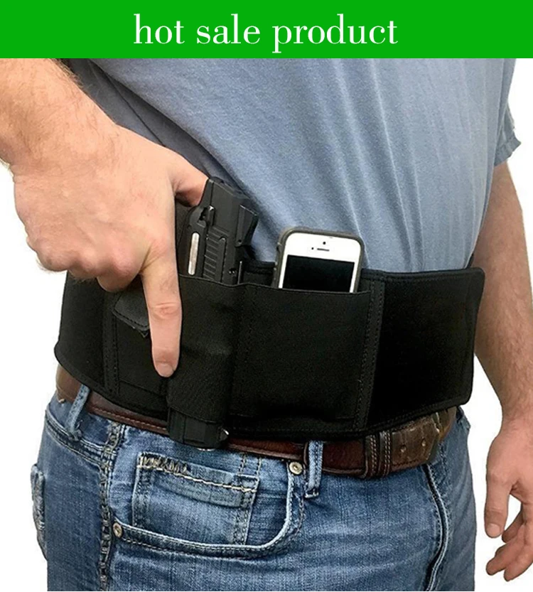 WHITE X LARGE WOMEN/'S LADIES WAISTBAND BELLY BAND CONCEALED HOLSTER USA MADE Hot