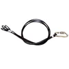 Nylon Coated High Breaking Strength Stainless Steel Wire Rope cable with Hooks
