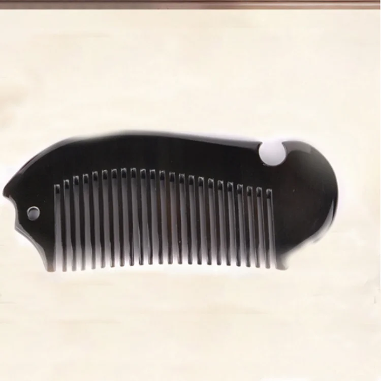 

Gentle & Effective Massage Scalp Natural Ox Horn Beard Comb