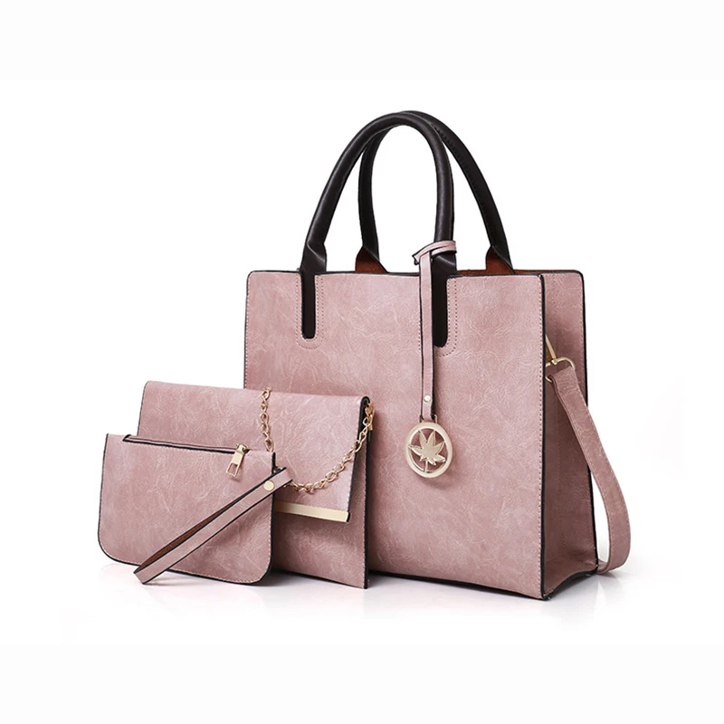 

Factory Direct Wholesale Sac a Main Femme 3pcs Set Bags Crossbody Bag Elegant PU Leather Luxury Handbag for Women