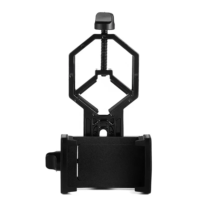 

Binocular Monocular Spotting Scope Telescope Holder Universal Cell Phone Adapter Clip Mount, Black