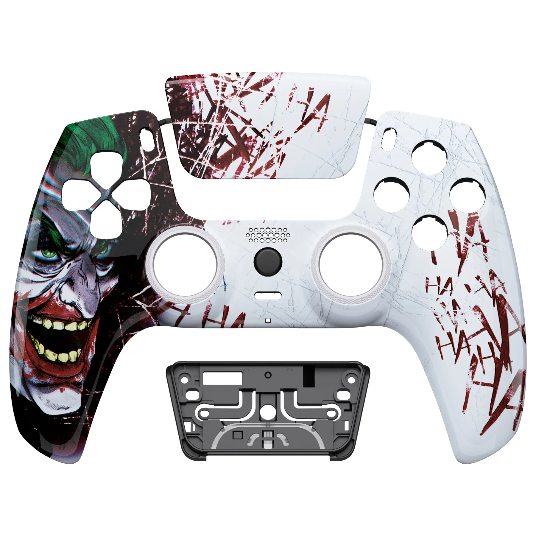 

eXtremeRate Luna Redesigned DIY Custom Front Housing Shell with Touchpad Cover Replacement Faceplate For PS5 Controller