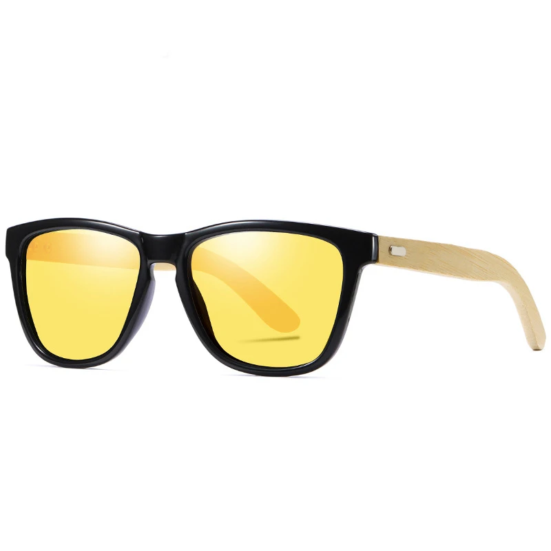 

Kdeam Classic Bamboo Legs Driving Sunglasses Men Polarized Multicolor Sunglasses Lightweight Comfortable Sunglasses KD8806, Picture colors