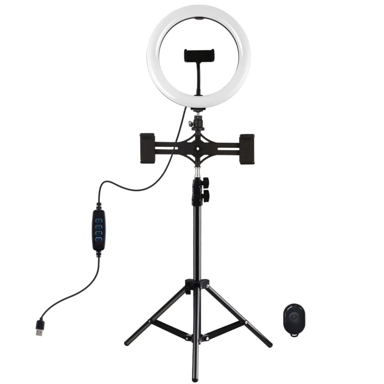 

PULUZ 10.2 inch 26cm LED Light Live Broadcast Vlogging Mobile Selfie Tripod Ring Light