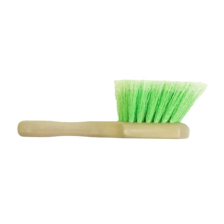 Green Lower Price Car Washing Handles Brushes Car Wash Tire Cleaning
