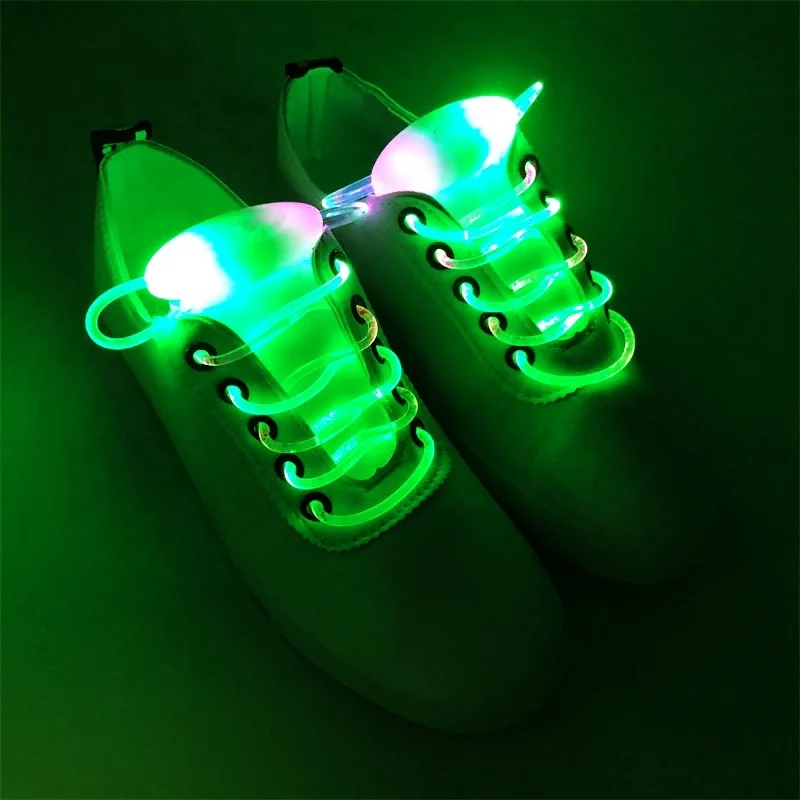 

Hot Selling Glow The Dark Neon Lighted Platube Light Up Craft Skate Laces Shoes Led Shoelaces, Red yellow blue green orange