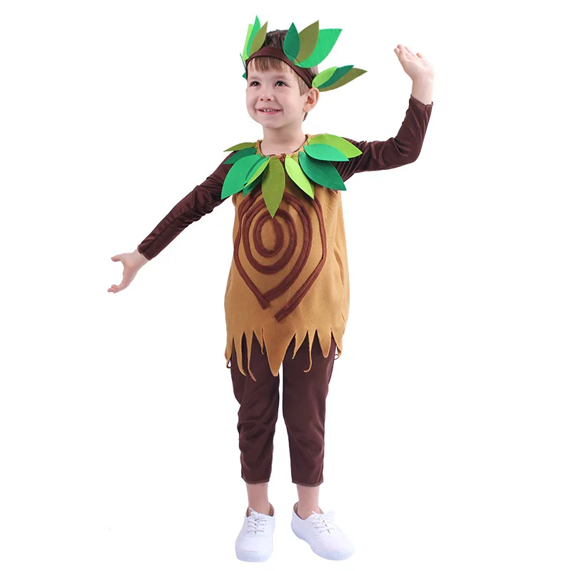 

Child Party Clothing Tree Costume for kids Suit Halloween Holiday Dress Up Party