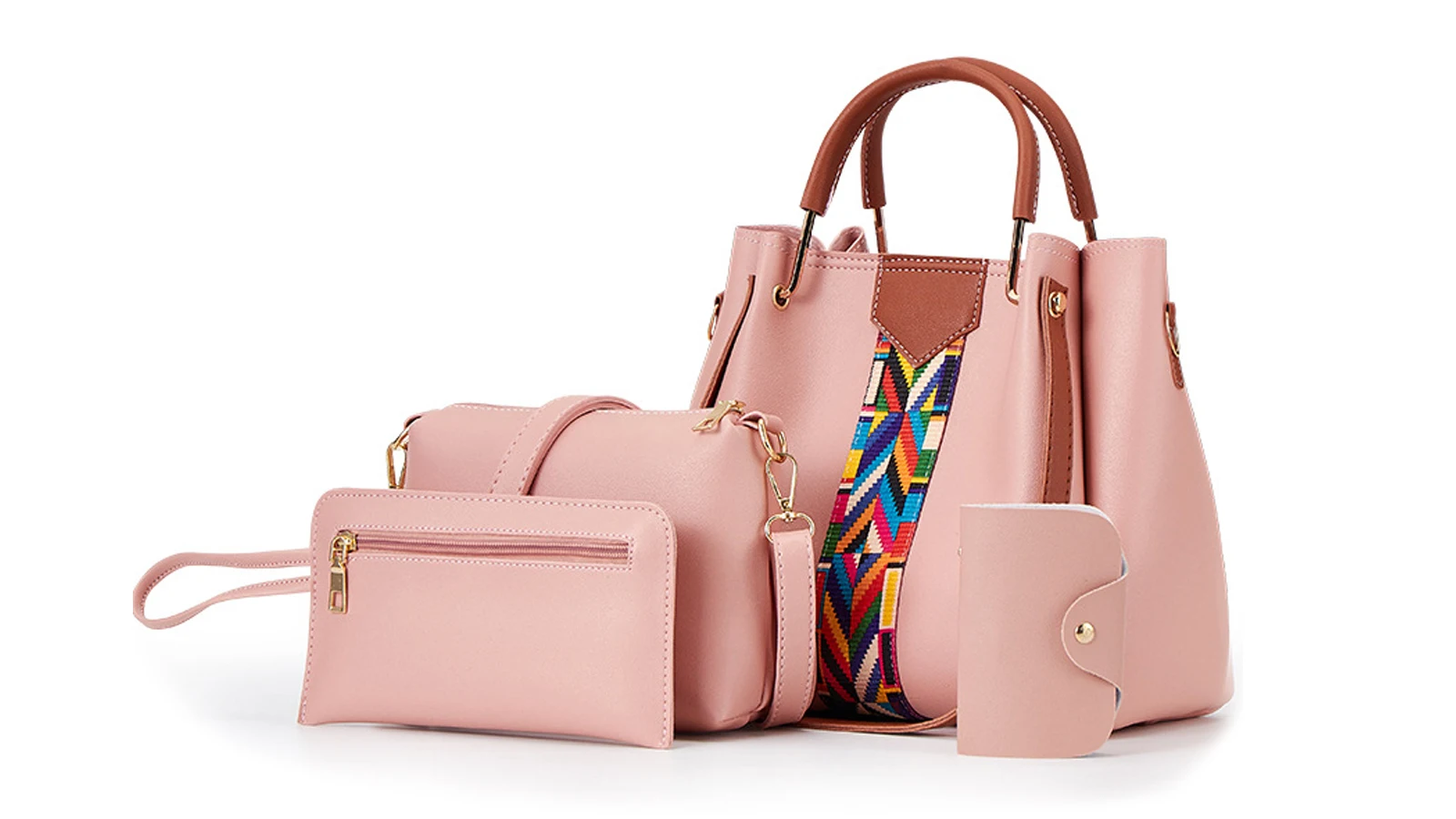 Korean Style Bags Women Handbags Bolsos De Mujer Bolsas Femininas 4 Pcs