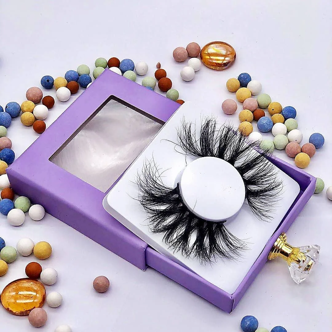 

Best Selling 20mm wispy human hair eyelashes 3d Vendor pestanas Mink eye lashes with custom lashbox packaging