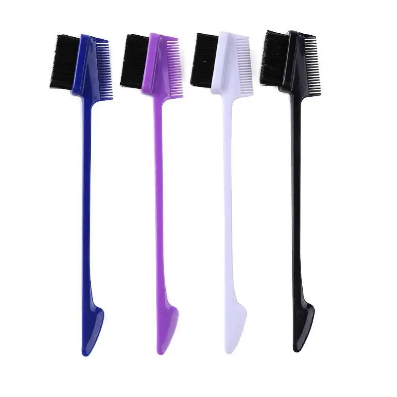Double Sided Edge Comb Beauty Hair Styling Brush Salon Hairdressing Tools Beauty Double Sided Edge Control Hair Comb